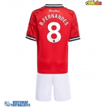 Manchester United Bruno Fernandes #8 Replica Home Minikit 2025-26 Short Sleeve (+ pants)